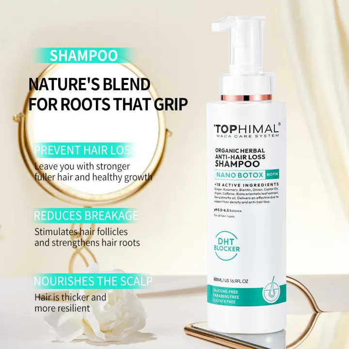 Tophimal Shampoo and Hair Mask Set Deep Treatment Argan Oil Coconut Protein Herbal Sulfate Free for Dry or Damaged Hair 500ML - Image 7