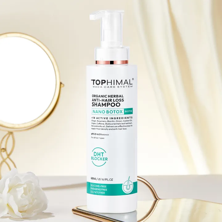 Tophimal Shampoo and Hair Mask Set Deep Treatment Argan Oil Coconut Protein Herbal Sulfate Free for Dry or Damaged Hair 500ML - Image 2